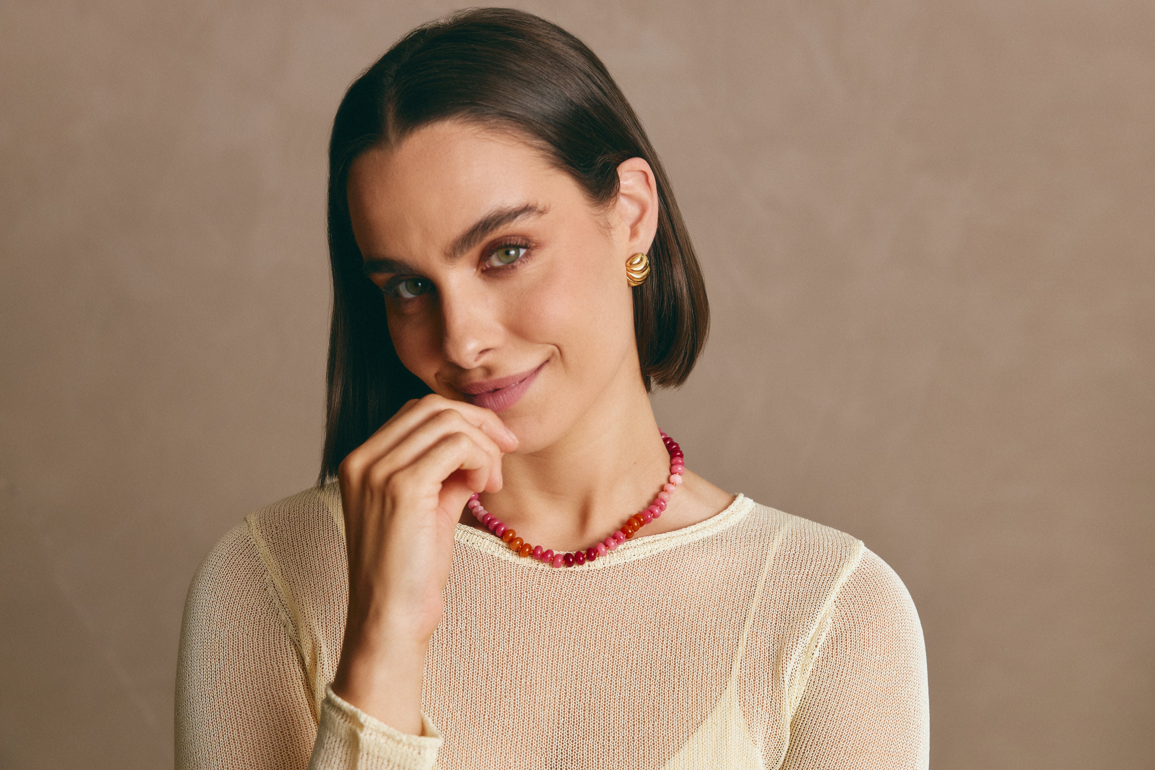 ROSANOVA Pink Necklace