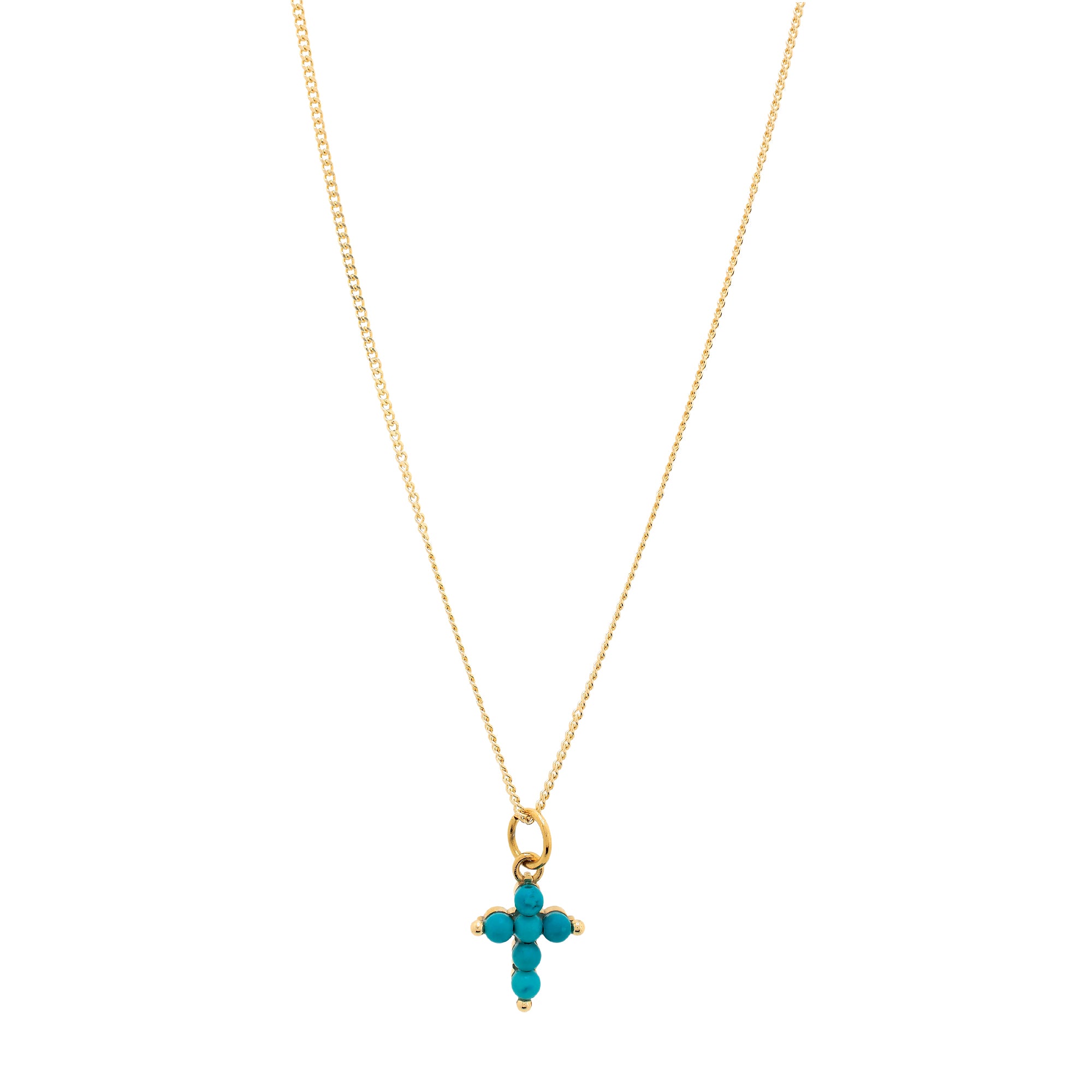 TINY CROSS Turquoise