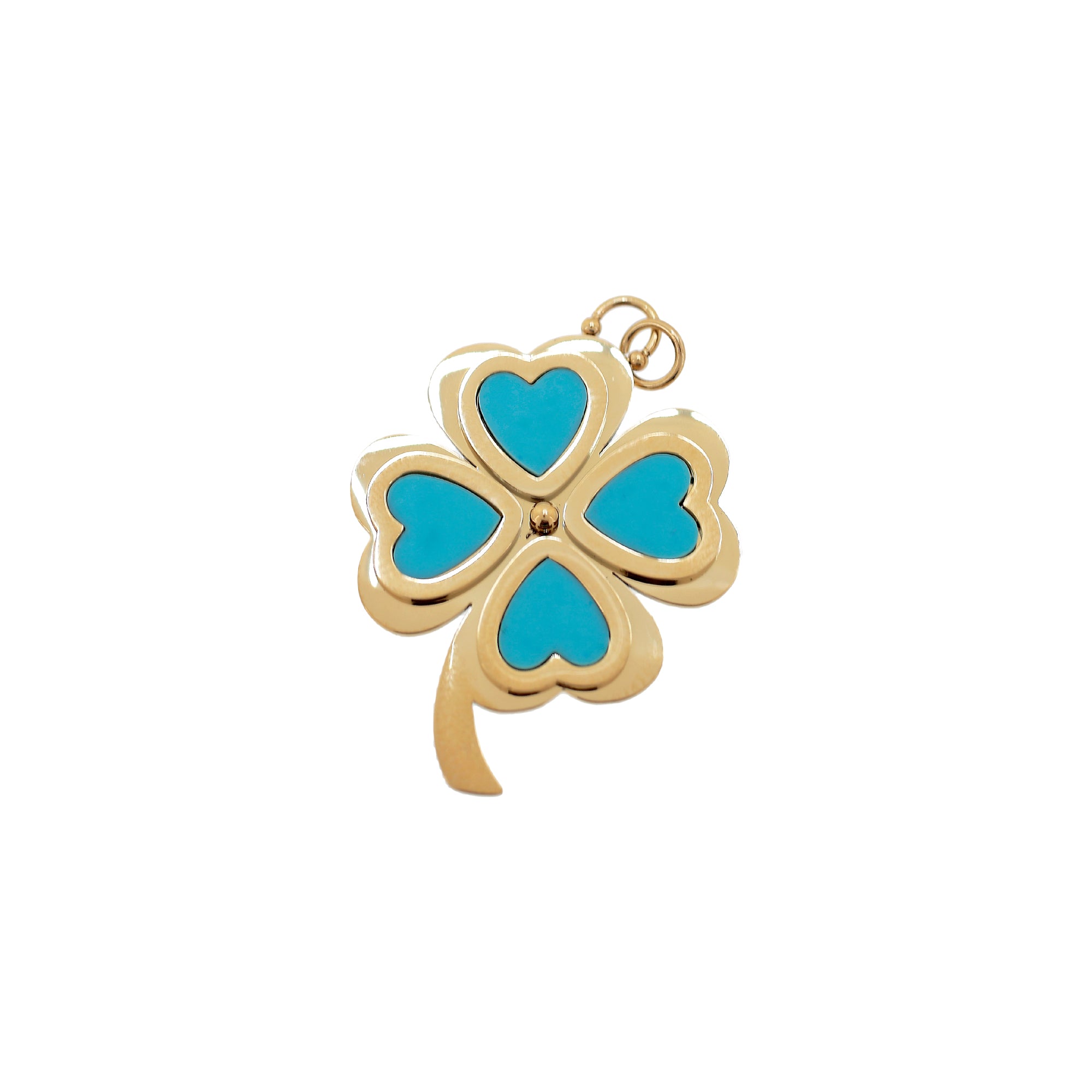 CLEVER CLOVER Turquoise Charm