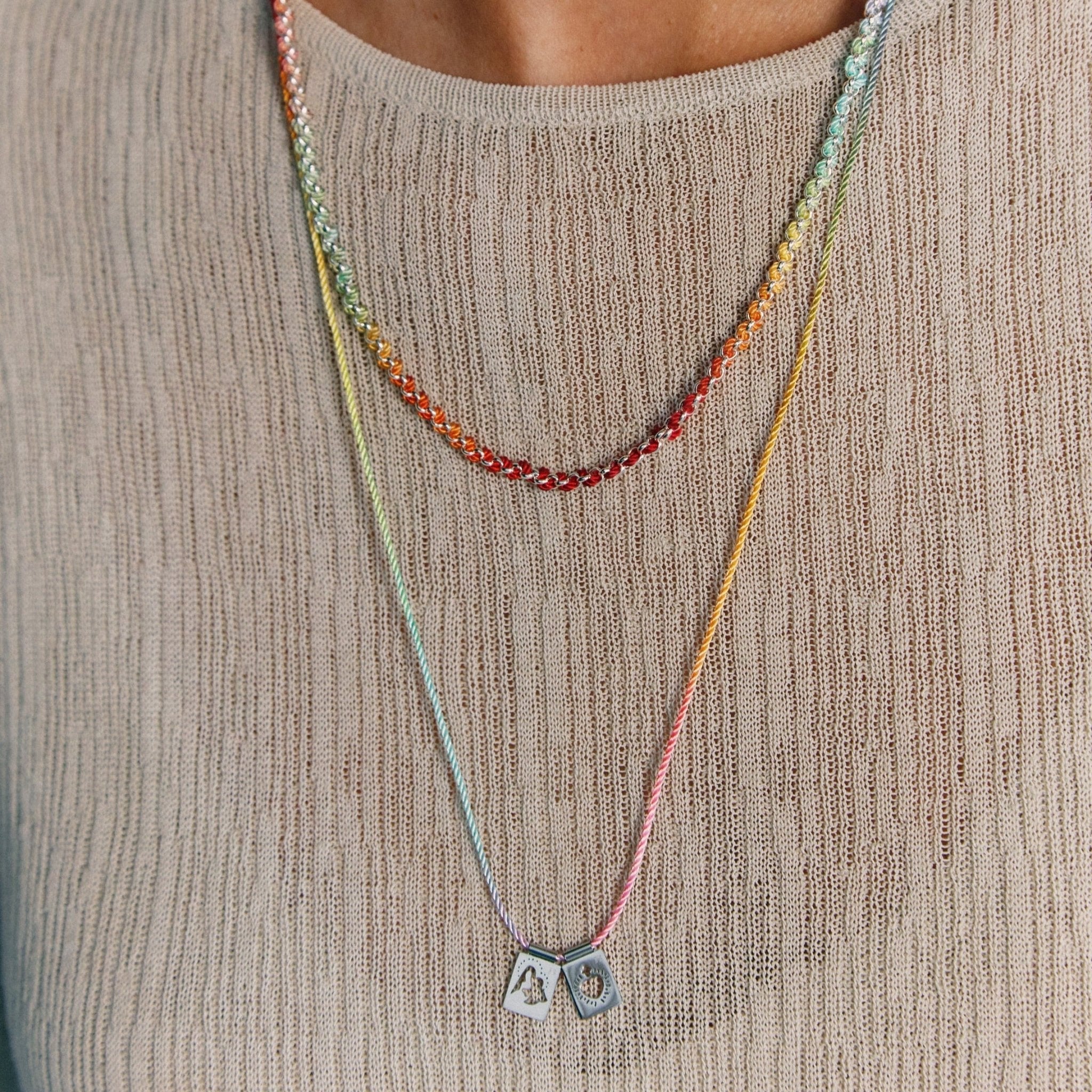 ‘RAINBOW’ Scapular - Silver - Ibiza Passion