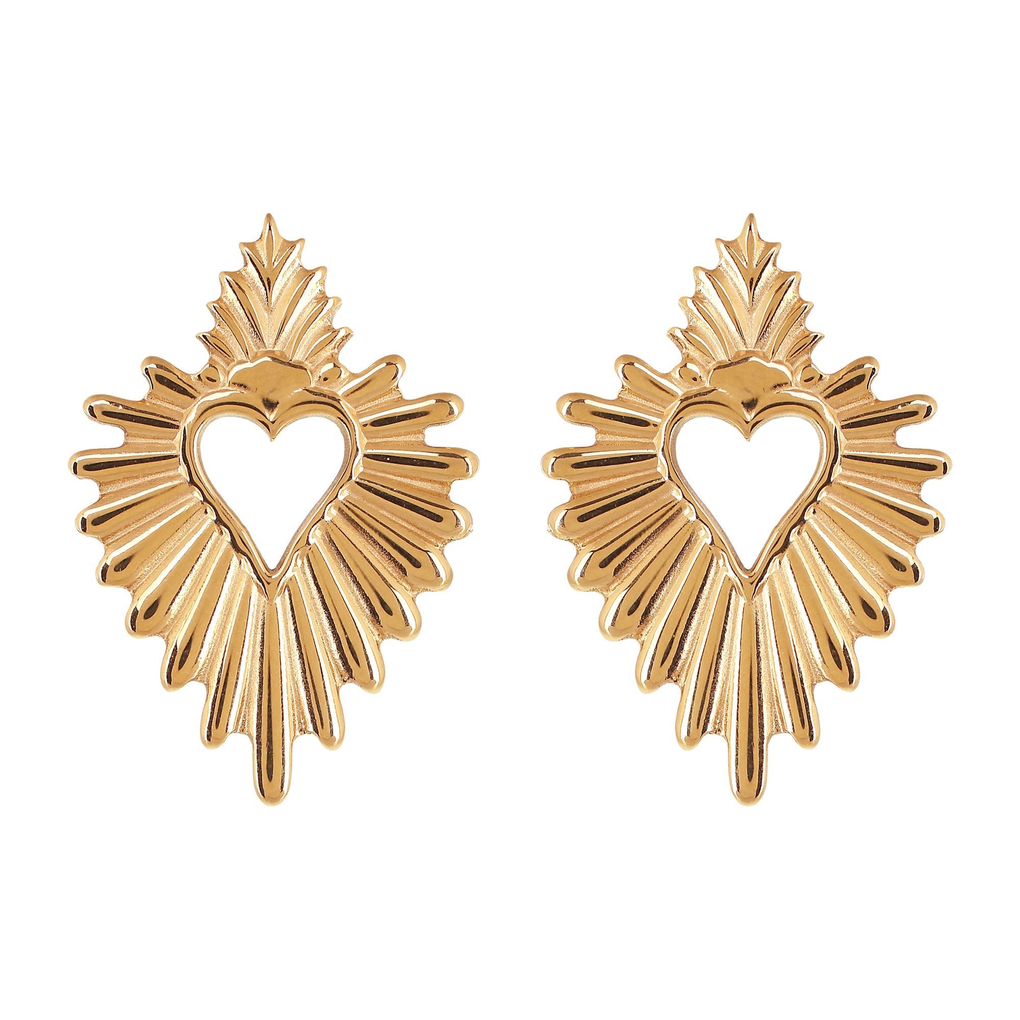 'DETENTE' Heart Earrings - Ibiza Passion