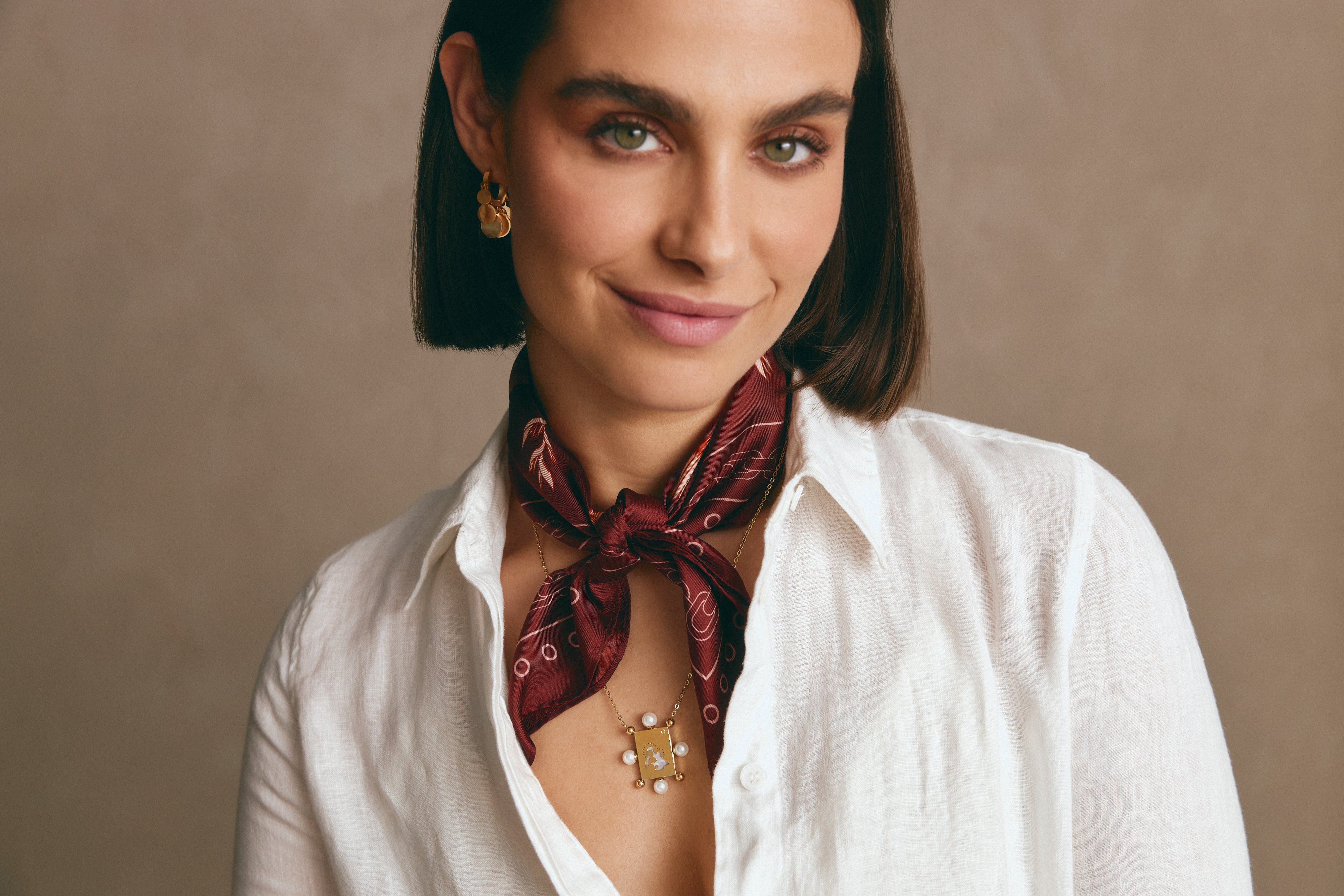 'ONE' double sided scapular -CHAIN-