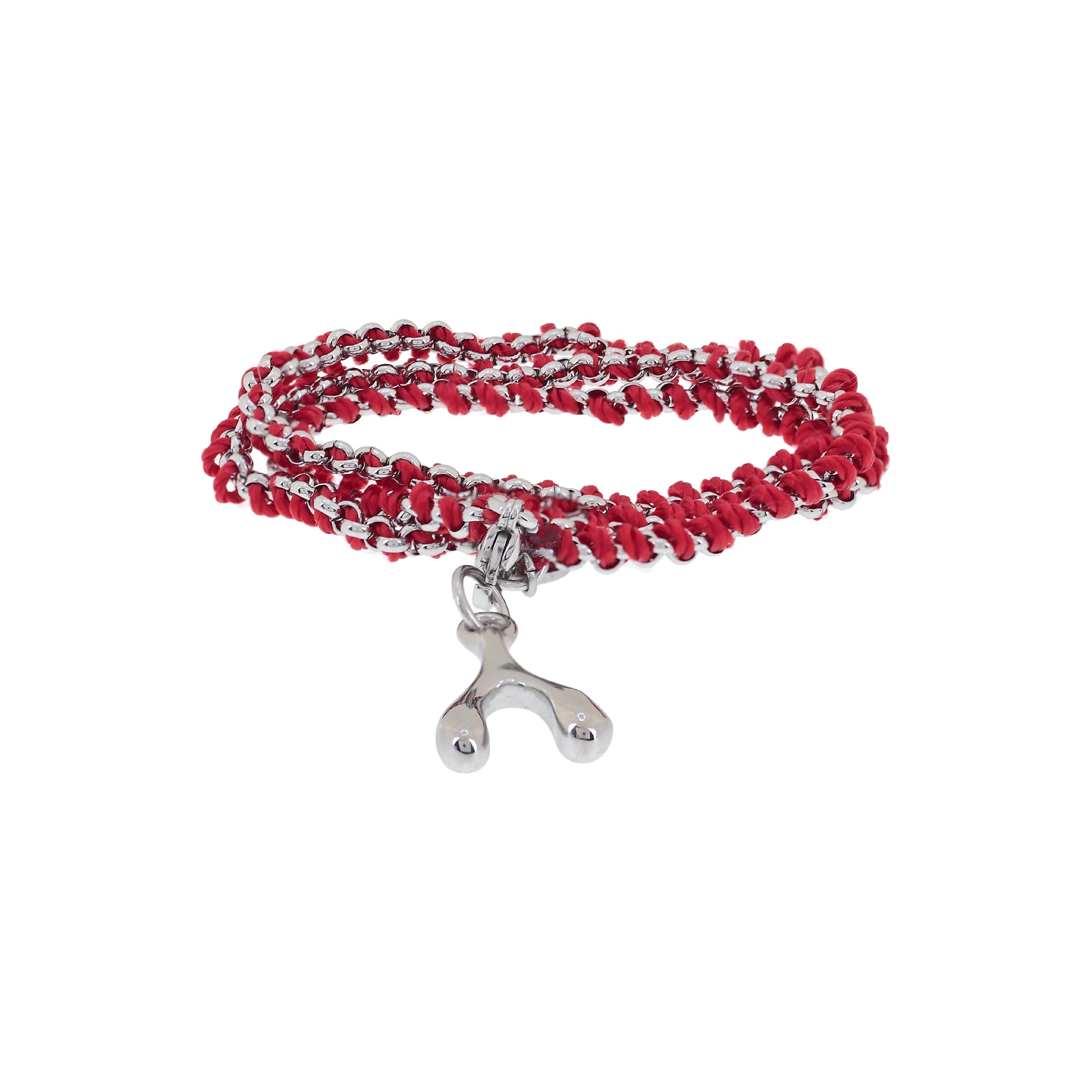 AMÉLIE Necklace - Red & Silver-