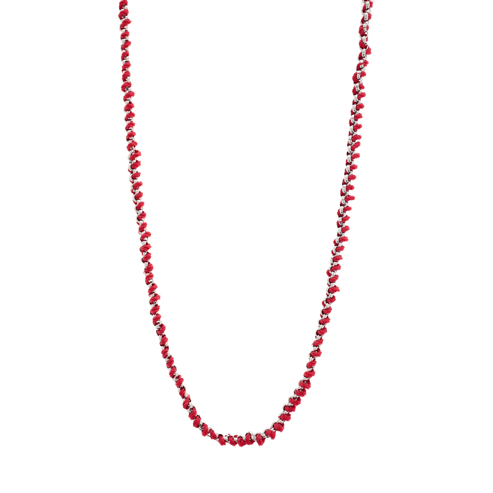 AMÉLIE Necklace - Red & Silver-