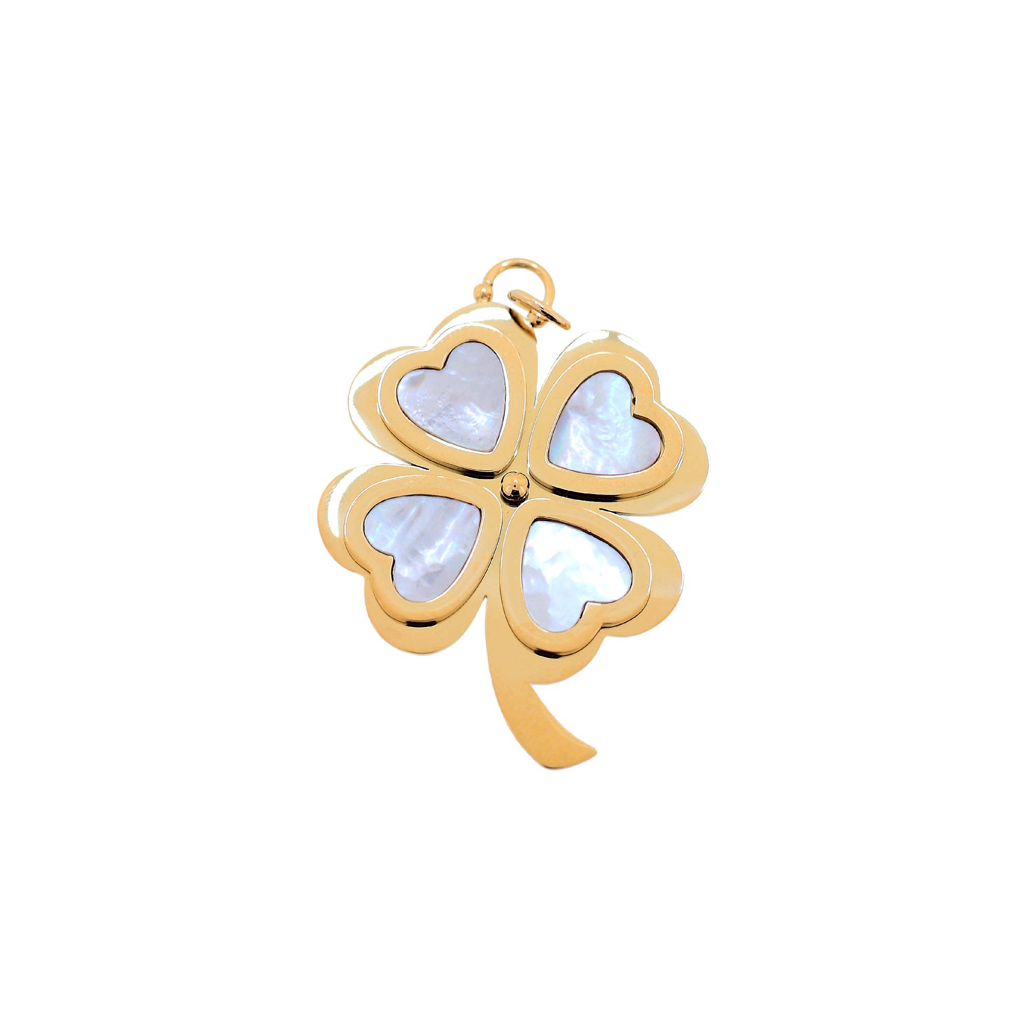 CLEVER CLOVER Mother Of Pearl Charm